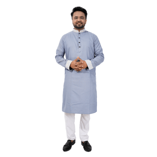 Elegant Light Blue Panjabi for Men