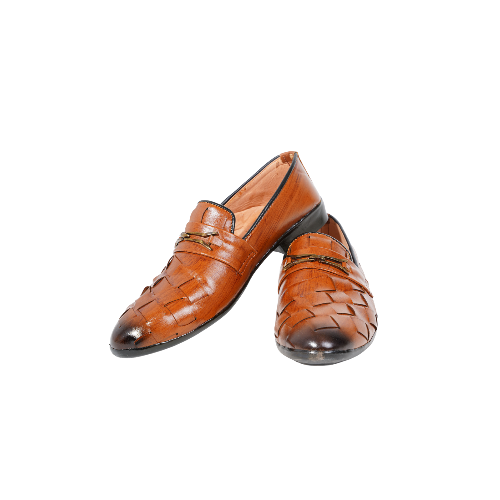 Premium Light Brown Leather Loafers for Men