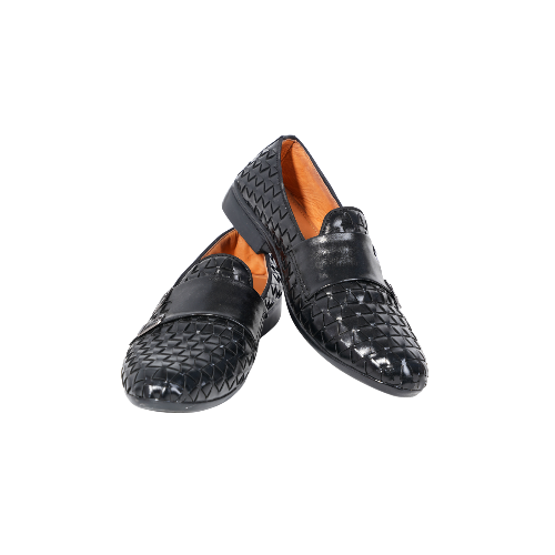 Premium Black Leather Loafers for Men